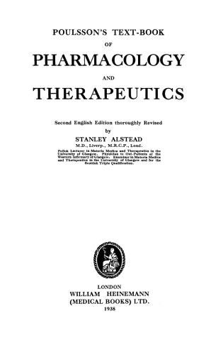 ﻿کتاب درسی فارماکولوژی و درمان پولسون