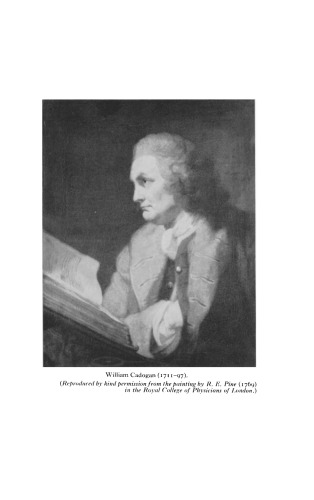 ﻿پدر مراقبت از کودک زندگی ویلیام کادوگان (1711-1797)