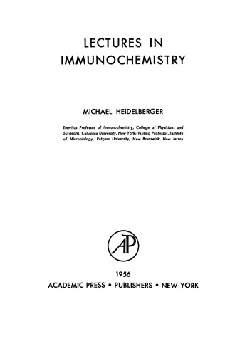 ﻿سخنرانی در ایمونوشیمی