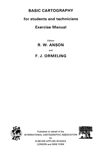 ﻿کارتوگرافی پایه برای دانشجویان و تکنسین ها. راهنمای تمرین