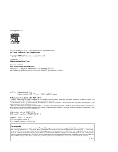 تصمیم گیری در درمان درد