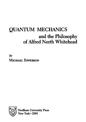 ﻿مکانیک کوانتوم و فلسفه آلفرد نورث وایتهد