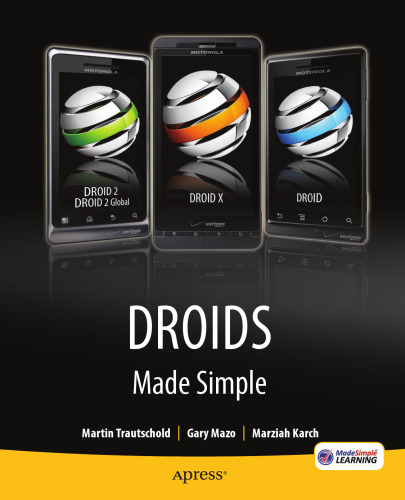 Droids Made Simple: برای Droid ، Droid X ، Droid 2 و Droid 2 Global