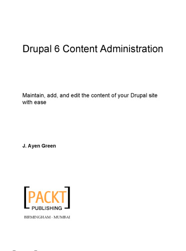 ﻿مدیریت محتوای دروپال 6