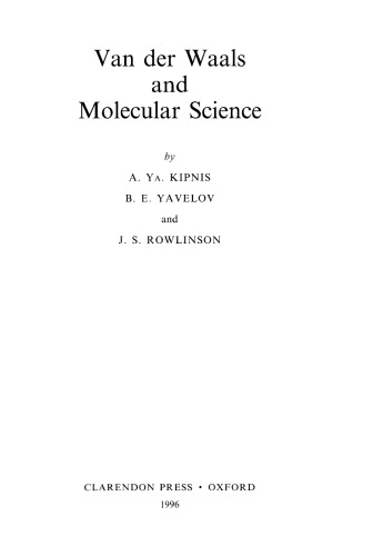 ﻿ون در والس و علوم مولکولی