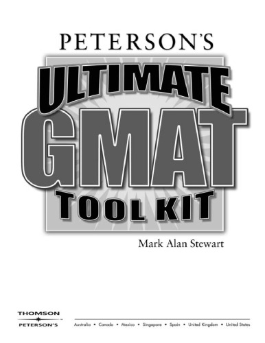 ﻿کیت ابزار نهایی GMAT: با CD-ROM. مزیت نهایی GMAT