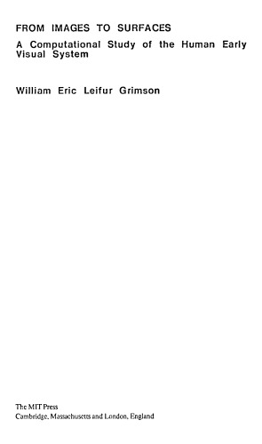 ﻿از تصاویر به سطوح: یک مطالعه محاسباتی از سیستم بینایی اولیه انسان
