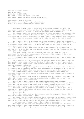 ﻿Stupeur et tremblements: رومی