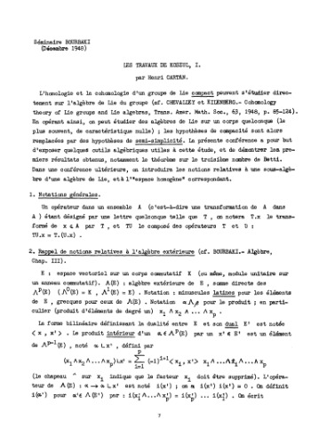 ﻿سمینار بورباکی ، 01 ، 1948-1951 - تاریخ انقضا 1-49
