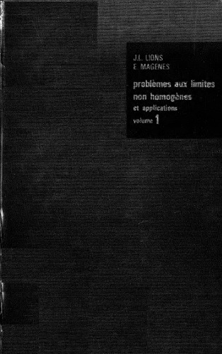 ﻿مسائل و کاربردهای مرزی ناهمگن جلد 1