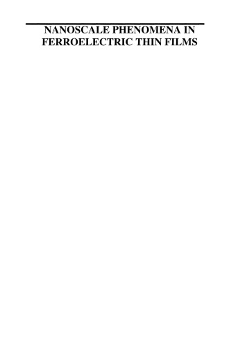 ﻿پدیده های نانومقیاس در لایه های نازک فروالکتریک