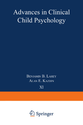 پیشرفت در روانشناسی کودک بالینی