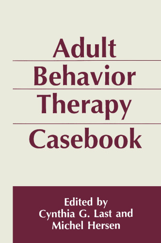 دفترچه رفتار درمانی بزرگسالان