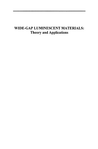 ﻿مواد درخشان با شکاف گسترده: نظریه و کاربردها