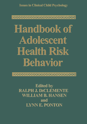 ﻿کتاب راهنمای رفتار پرخطر سلامت نوجوانان