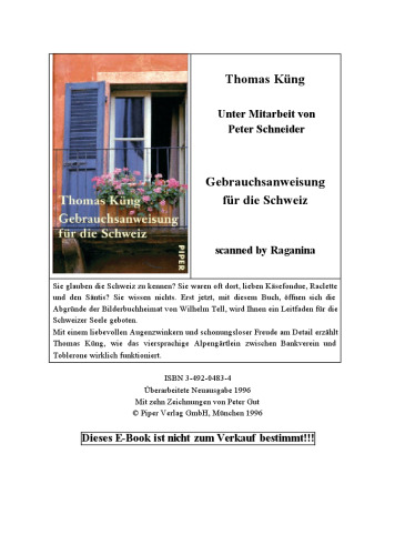 ﻿دستورالعمل استفاده در سوئیس