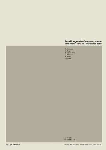 اثرات زمین لرزه Campano Lucano 23 نوامبر 1980