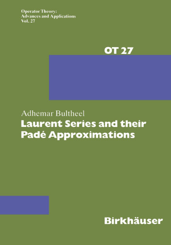 ﻿سری Laurent و تقریب Padé آنها