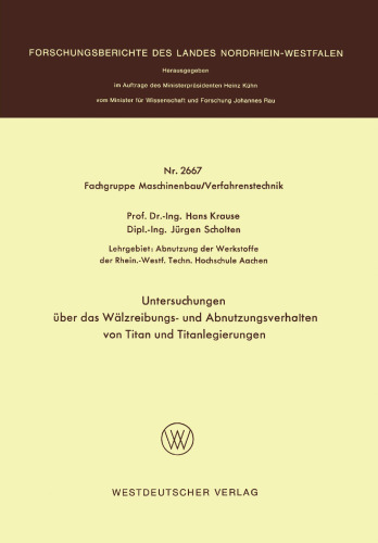 ﻿مطالعات بر روی اصطکاک غلتشی و رفتار سایش تیتانیوم و آلیاژهای تیتانیوم