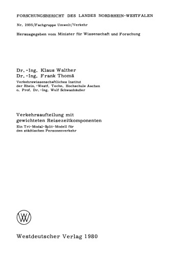 ﻿تقسیم ترافیک با مؤلفه‌های وزنی زمان سفر: مدل تقسیم سه‌گانه برای حمل و نقل مسافر شهری