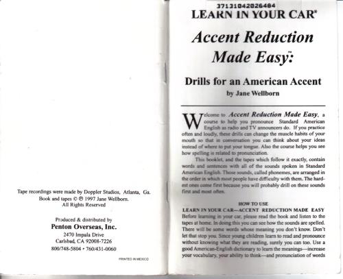 Accent Reduction Made Easy - تلفظ آمریکایی انگلیسی زبان