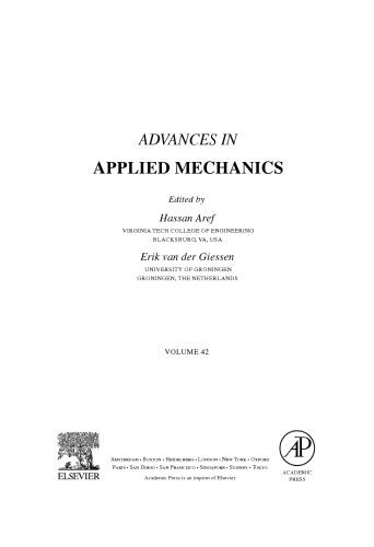 ﻿Advances in Applied Mechanics, Vol. 42