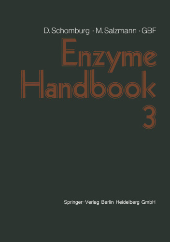 کتاب آنزیم 3: کلاس 3: هیدرولازها