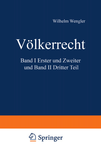 حقوق بین الملل: بخش اول و دوم