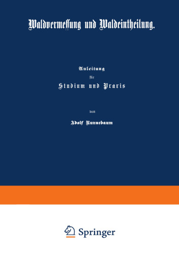﻿اندازه گیری جنگل و تقسیم جنگل: دستورالعمل هایی برای مطالعه و تمرین