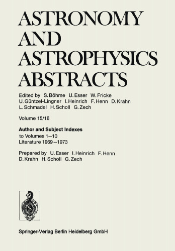 شاخص های نویسنده و موضوع به حجم 1 تا 10 ادبیات 1969-1973