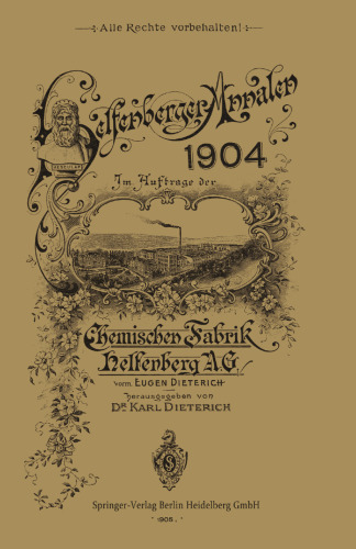 Helfenberger Annalen 1904: جلد XVII