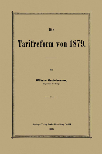 ﻿اصلاح تعرفه 1879