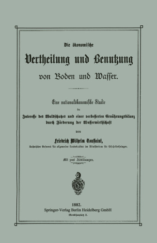 ﻿توزیع اقتصادی و استفاده از خاک و آب: یک مطالعه اقتصادی در راستای حفاظت از جنگل و تعادل غذایی بهبود یافته از طریق ارتقا مدیریت آب