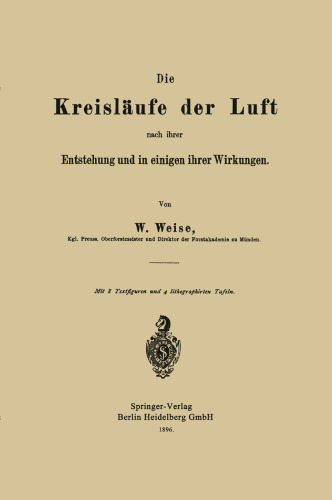 چرخه های هوا پس از شکل گیری و در برخی از اثرات آنها