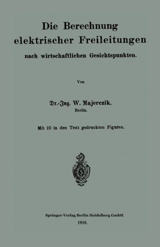 محاسبه خطوط هوایی الکتریکی با توجه به جنبه های اقتصادی