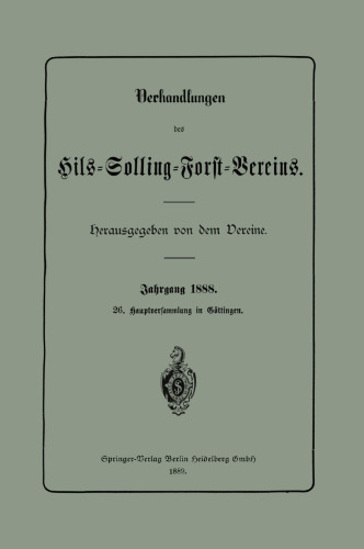 مذاکرات Hils-Solling-Forst-Verein