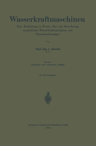 ﻿ماشین‌های برق آبی: مقدمه‌ای بر ماهیت، ساخت و محاسبه ماشین‌های برق آبی مدرن و نیروگاه‌های برق آبی