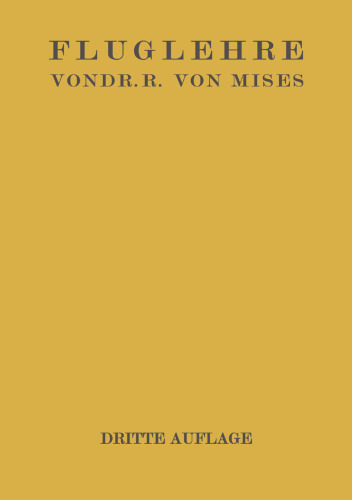 ﻿تئوری پرواز: سخنرانی در مورد تئوری و محاسبه هواپیما در نمایش ابتدایی