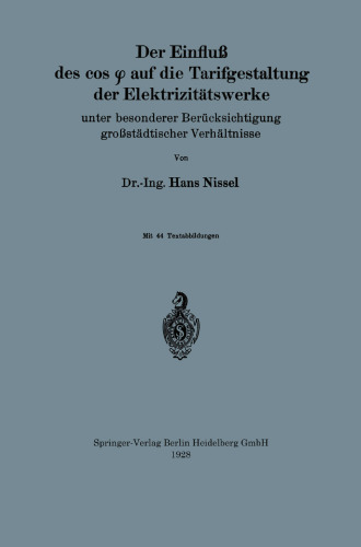 ﻿تأثیر cos φ بر ساختار تعرفه شرکت های برق: با در نظر گرفتن ویژه شرایط کلان شهرها