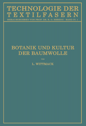 ﻿گیاه شناسی و فرهنگ پنبه: شیمی گیاه پنبه