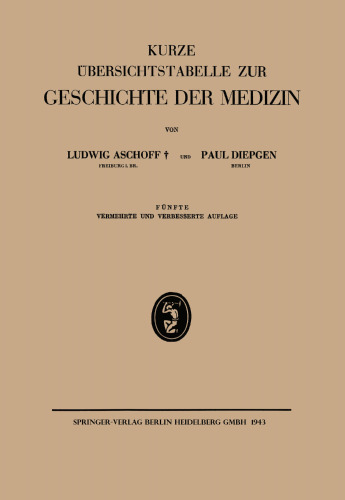 ﻿جدول مختصری از تاریخچه پزشکی