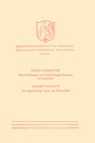 جهات جدید تحقیق و توسعه در تلویزیون. وضعیت فعلی فناوری فیلم