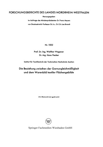 ﻿رابطه بین یکنواختی نخ و ظاهر پارچه های نساجی