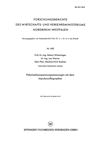 ﻿اندازه گیری ولتاژ پلاریزاسیون S با اسیلوگرافی پالس