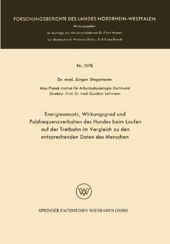 گردش انرژی ، راندمان و رفتار فرکانس نبض سگ در هنگام دویدن در مسیر پدال در مقایسه با داده های مربوط به انسان