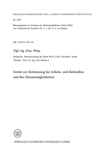﻿دستگاه های اندازه گیری زمان در مطالعات کار و زمان و کاربردهای احتمالی آنها
