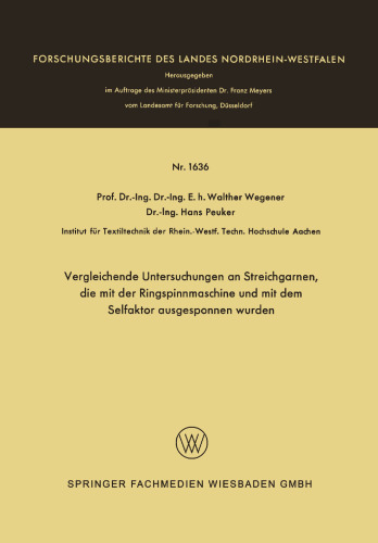 ﻿مطالعات تطبیقی ​​در مورد نخ های کاردی با ماشین چرخش حلقه و با خود محرک چرخانده می شود