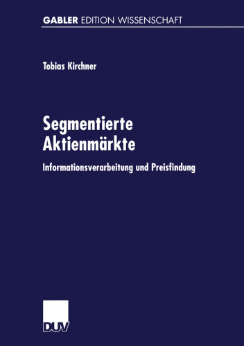 ﻿بازارهای سهام تقسیم شده: پردازش اطلاعات و کشف قیمت