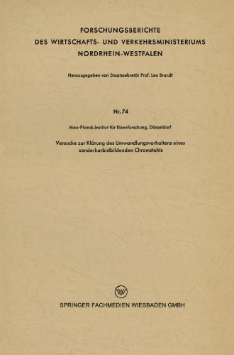 ﻿تلاش برای روشن کردن رفتار تبدیل یک فولاد کروم تشکیل دهنده کاربید ویژه