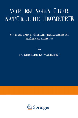 ﻿سخنرانی در مورد هندسه طبیعی: با پیوست در مورد هندسه طبیعی تعمیم یافته